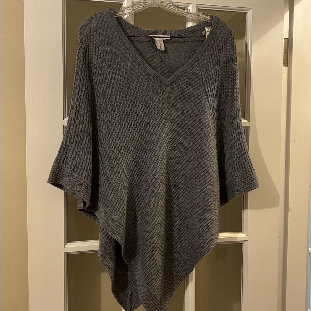 Sweater poncho